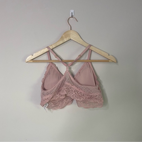 [Aerie] Pink Lace Casual Bralette - Picture 4 of 5